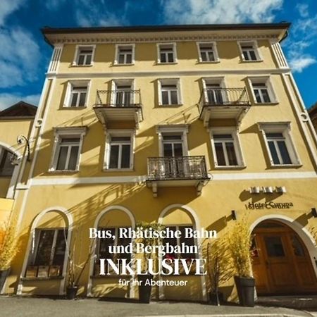 Curuna Hotel-Garni B&B Скуоль Экстерьер фото